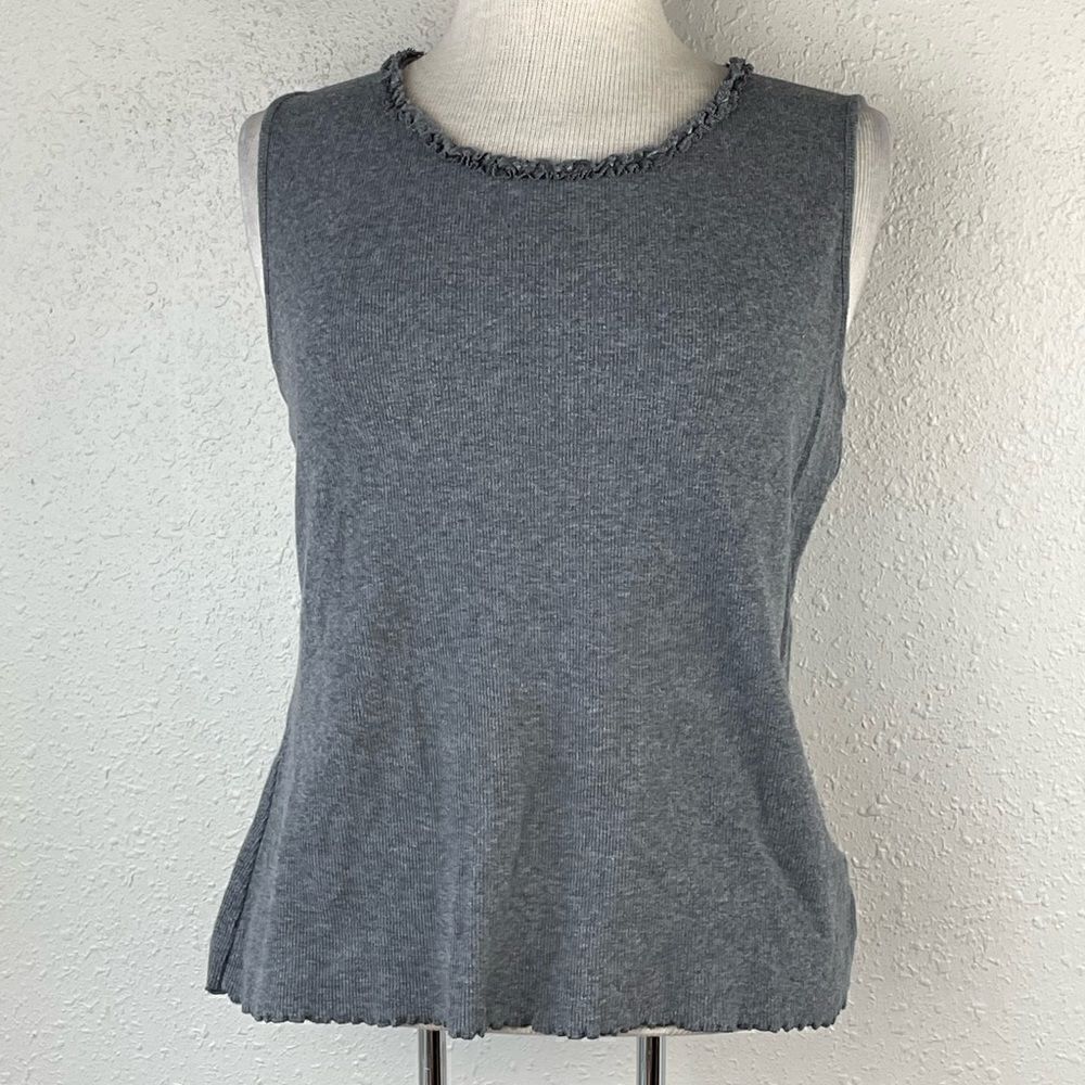 Pre-Owed Croft & Barrow Womens Gray Tank Top Size M